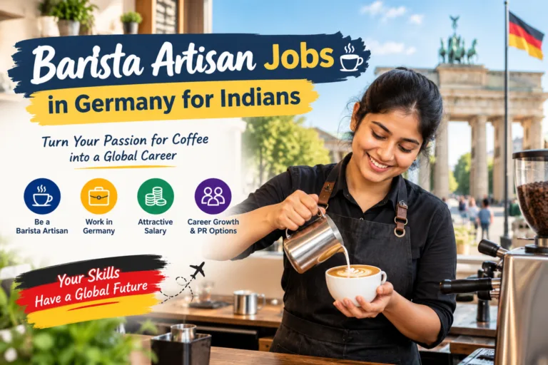 Barista Artisan Jobs in Germany for Indians
