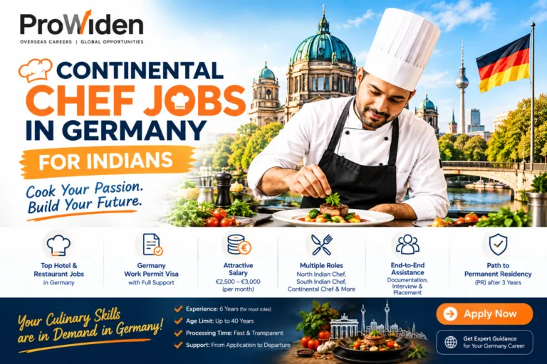Continental Chef Jobs in Germany for Indians